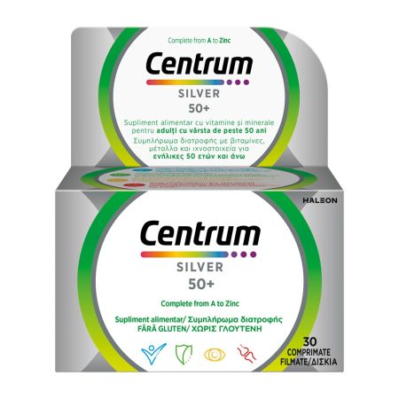 Centrum Silver 50+ Complet A-Z, 30 comprimate, GsK