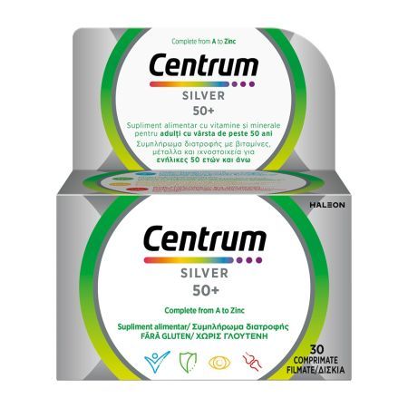 Centrum Silver 50+ Complet A-Z, 30 comprimate, GsK