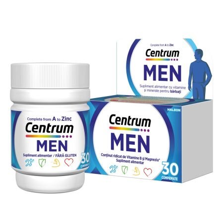 Centrum cu vitamine si minerale pentru barbati, 30 comprimate, GsK 759694