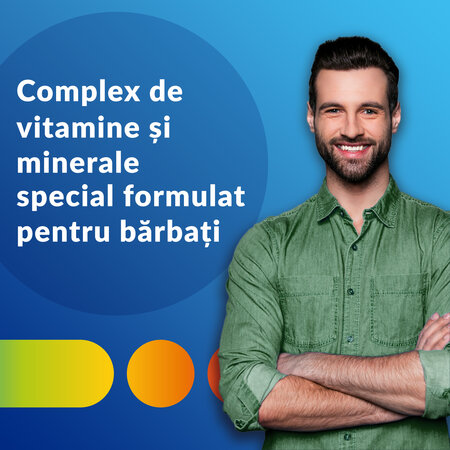 Centrum cu vitamine si minerale pentru barbati, 30 comprimate, GsK 630129