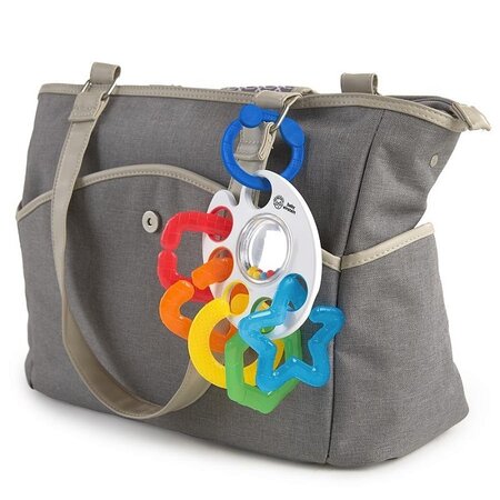 Jucarie zornaitoare cu inele multicolore, +0 luni, Bright Starts 491242