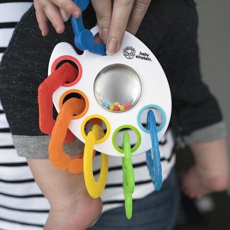 Jucarie zornaitoare cu inele multicolore, +0 luni, Bright Starts 491239