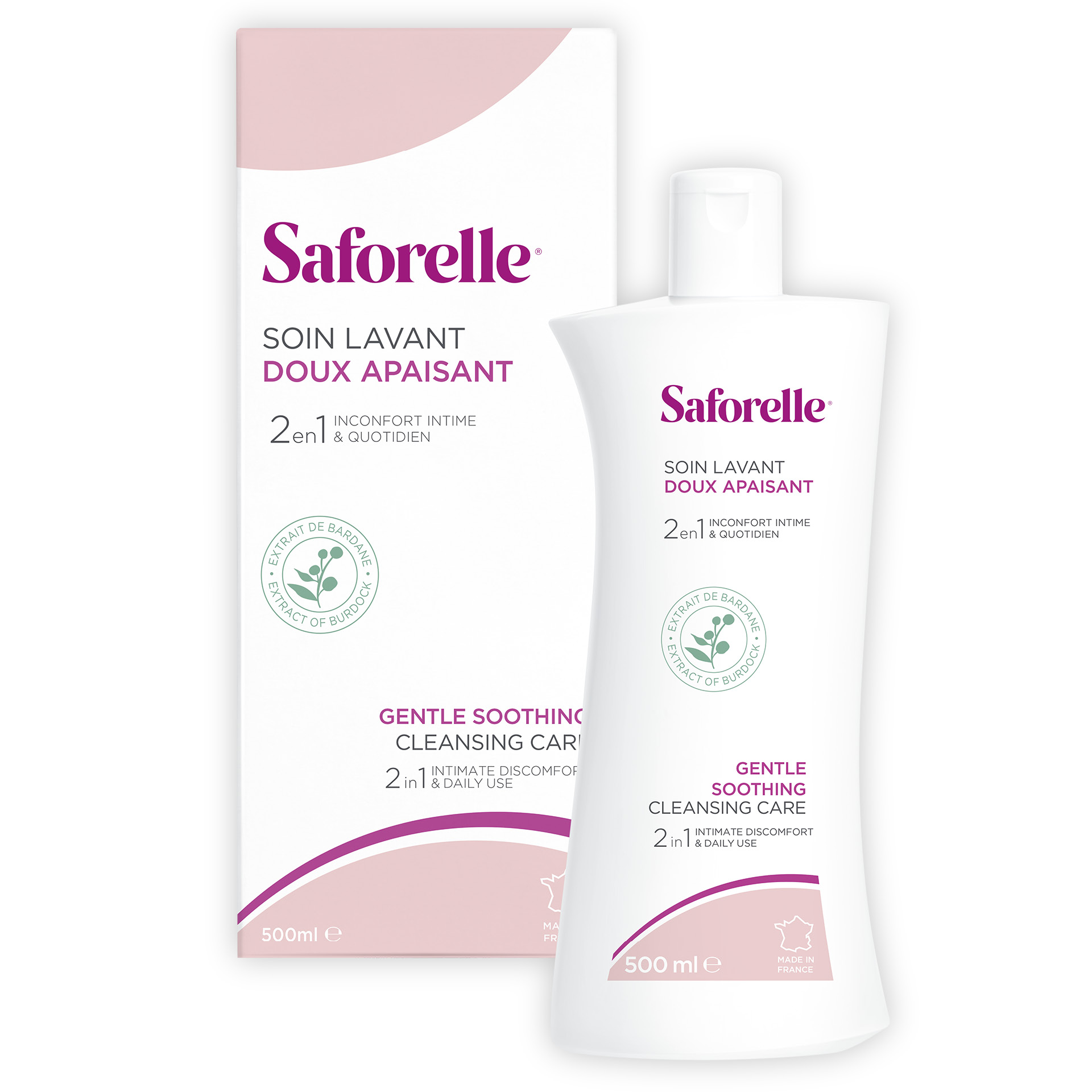 Gel ingrijire intima si corporala, 500 ml, Saforelle