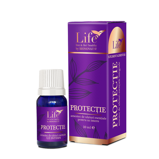 Protectie, amestec de uleiuri esentiale, 10 ml, Bionovativ 