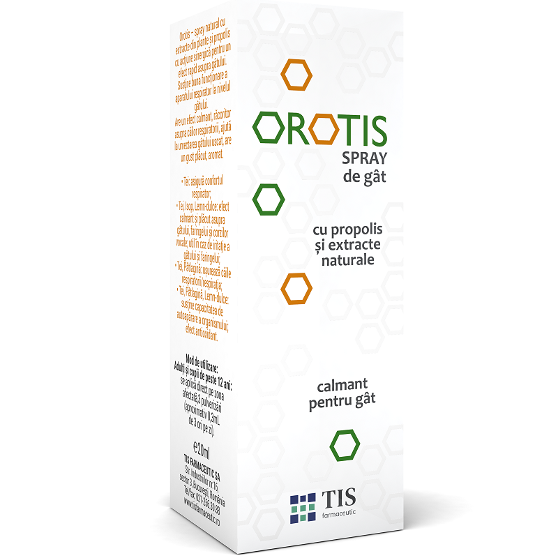 Orotis Spray de gat, 20 ml, Tis Farmaceutic