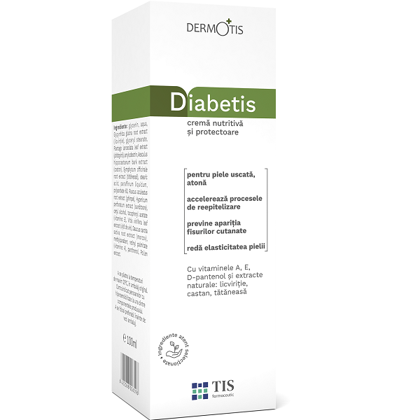 Crema nutritiva si protectoare DiabeTis, 100 ml, Tis Farmaceutic