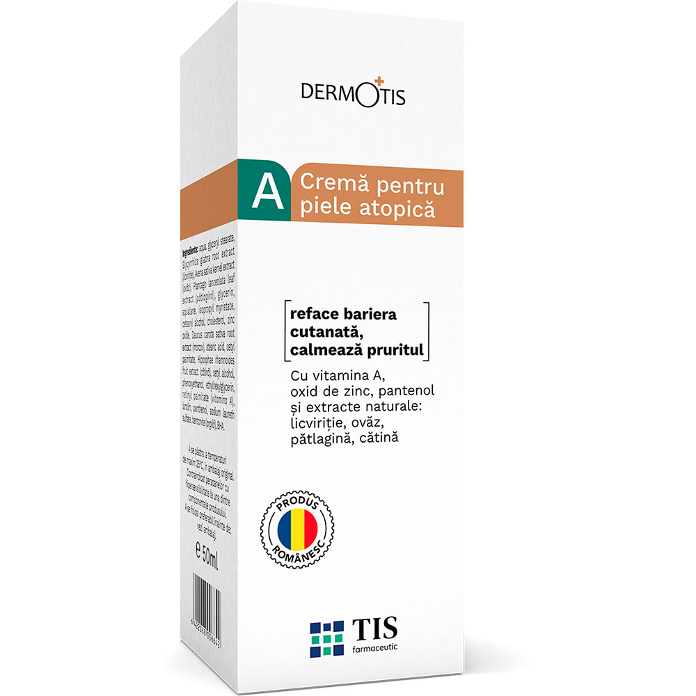 Crema pentru piele atopica, DermoTis, 40 ml, Tis Farmaceutic