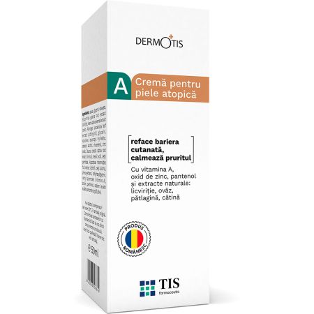 Crema pentru piele atopica, DermoTis, 40 ml, Tis Farmaceutic