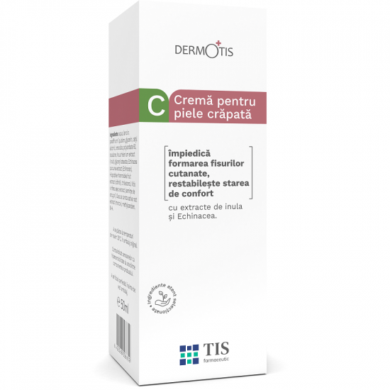 Crema pentru piele crapata DermoTis, 50 ml, Tis Farmaceutic