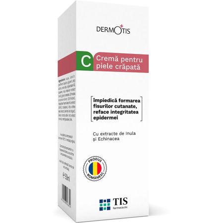 Crema pentru piele crapata DermoTis, 50 ml, Tis Farmaceutic