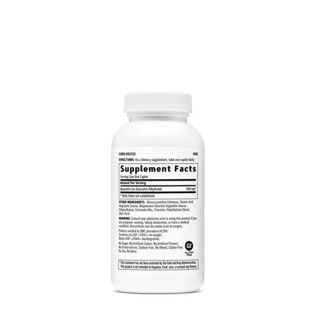 Quercetin, 500 mg, 60 capsule, GNC 510827