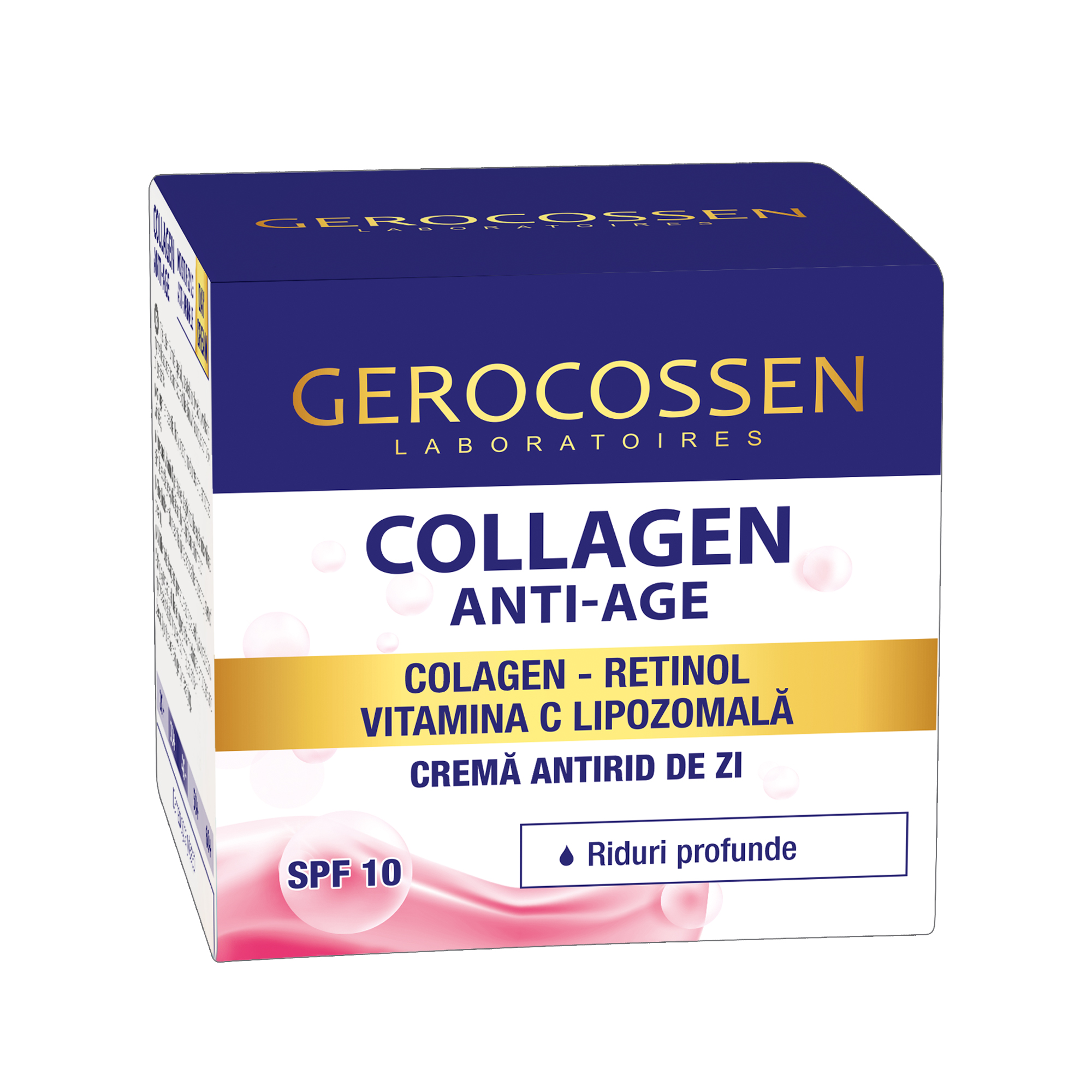 Crema antirid de zi SPF 10 Collagen Anti-Age, 50, Gerocossen