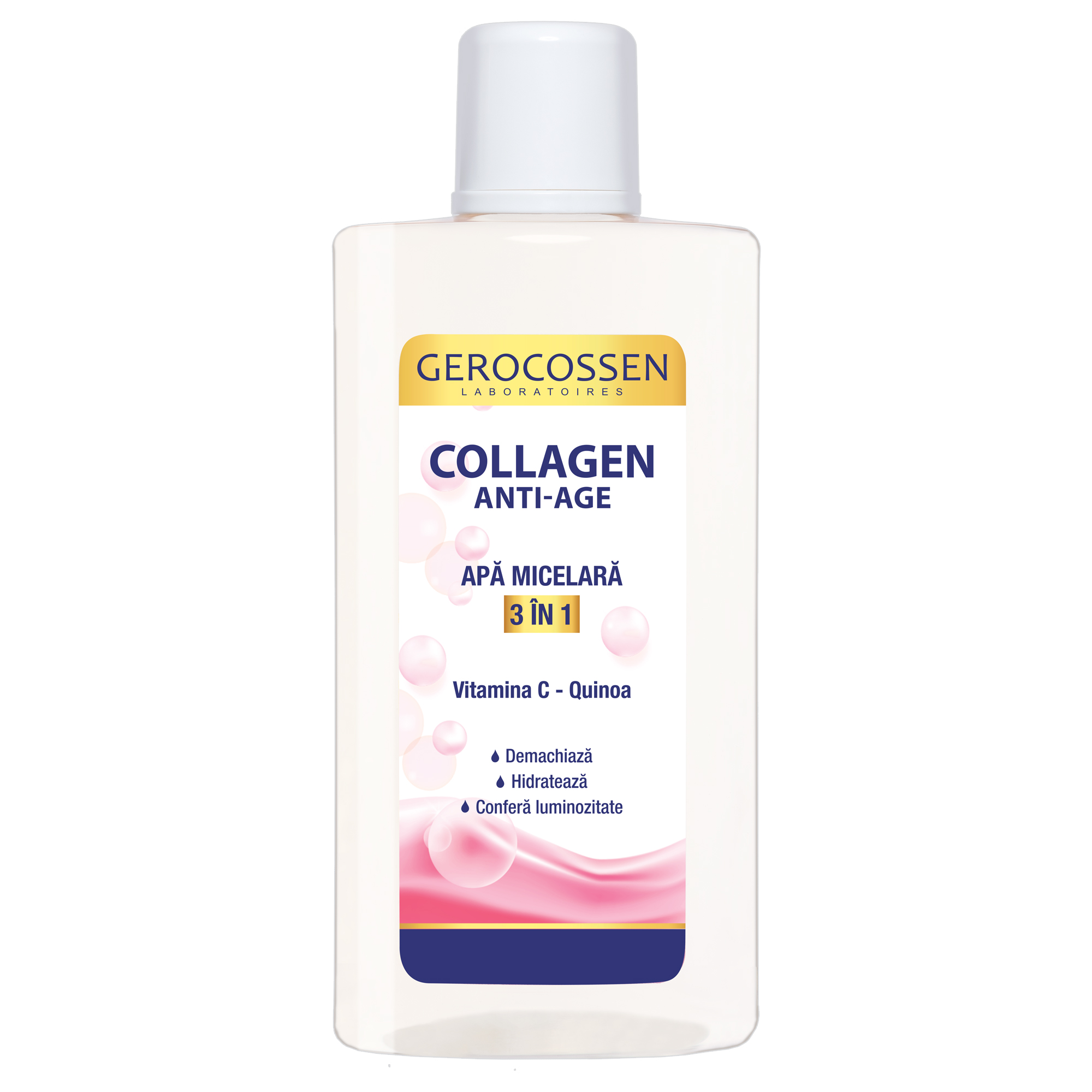 Apa micelara 3 in 1 Collagen Anti-Age, 300 ml, Gerocossen