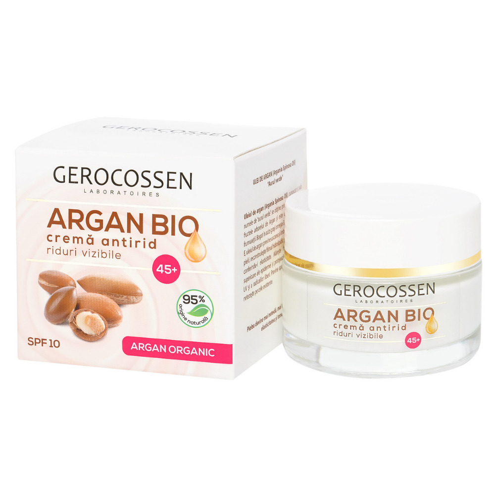 Crema antirid 45+ Argan Bio, 50 ml, Gerocossen