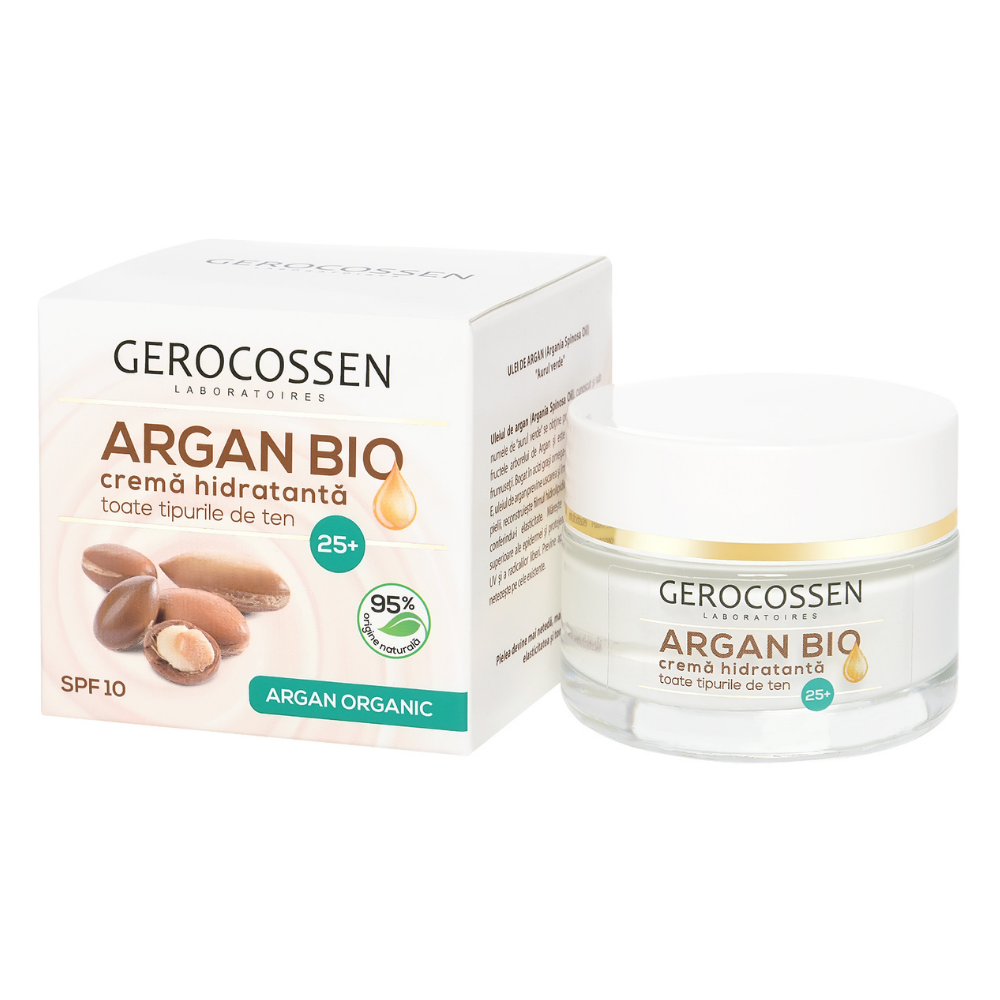 Crema hidratanta 25+ Argan Bio, 50 ml, Gerocossen