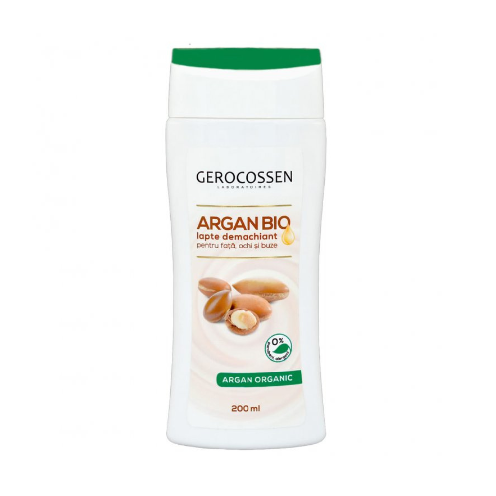 Lapte demachiant Argan Bio, 200 ml, Gerocossen