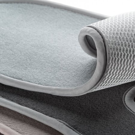 Protectie antitranspiratie pentru scaun auto Grupa 2/3, 3D Mesh Smoke, Air Cuddle 491971