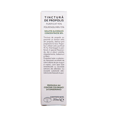 Tinctura de propolis purificat 95%, 30 ml, Albina Carpatina 817005