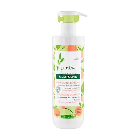 Sampon cu parfum de piersica pentru descurcarea parului Klorane Junior, 500 ml, Klorane Junior