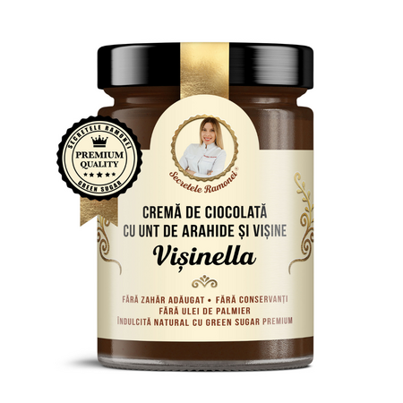 Crema de ciocolata cu unt de arahide si visine, Visinella