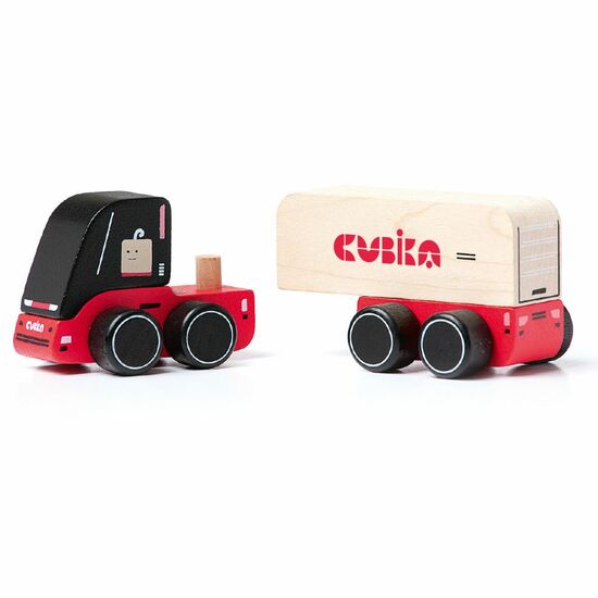 Jucarie din lemn Urban Transport, +18 luni, Cubika 492165