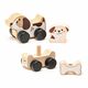 Jucarie din lemn Puppy Family, Cubika 492169