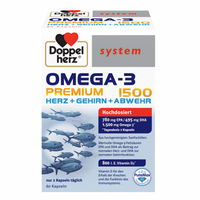 Omega 3 Premium System, 1500, 60 capsule, Doppelherz