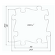 Covoras ortopedic senzorial puzzle, +3 ani, Muffik 492403