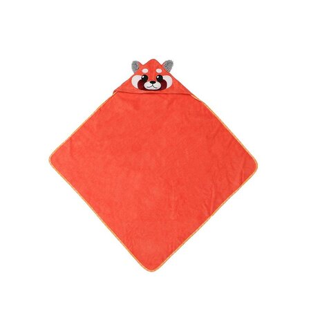Prosop de baie cu gluga, Red Panda, 76x76cm, Zoocchini 492412