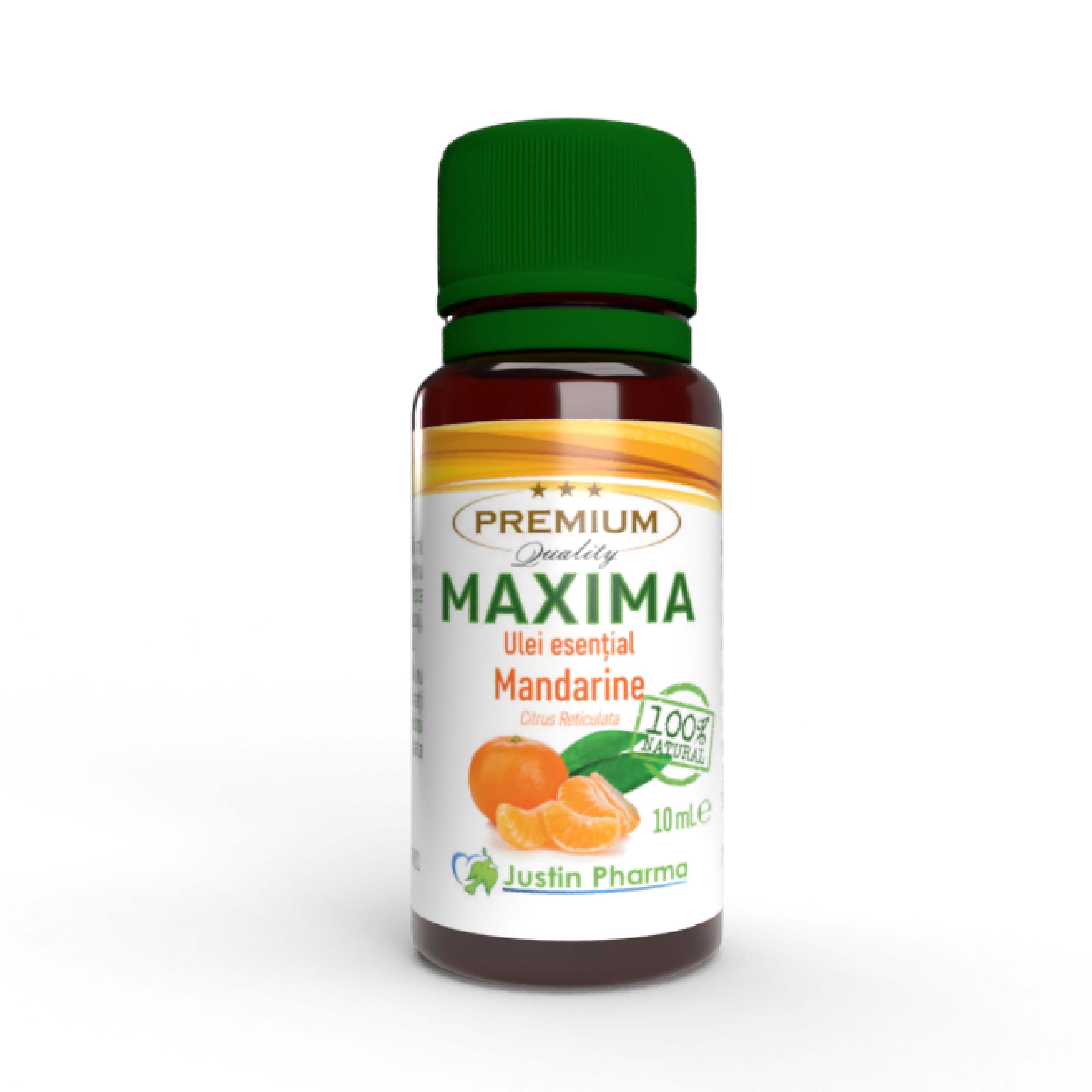 Ulei esential Mandarine, Maxima, 10 ml, Justin Pharma