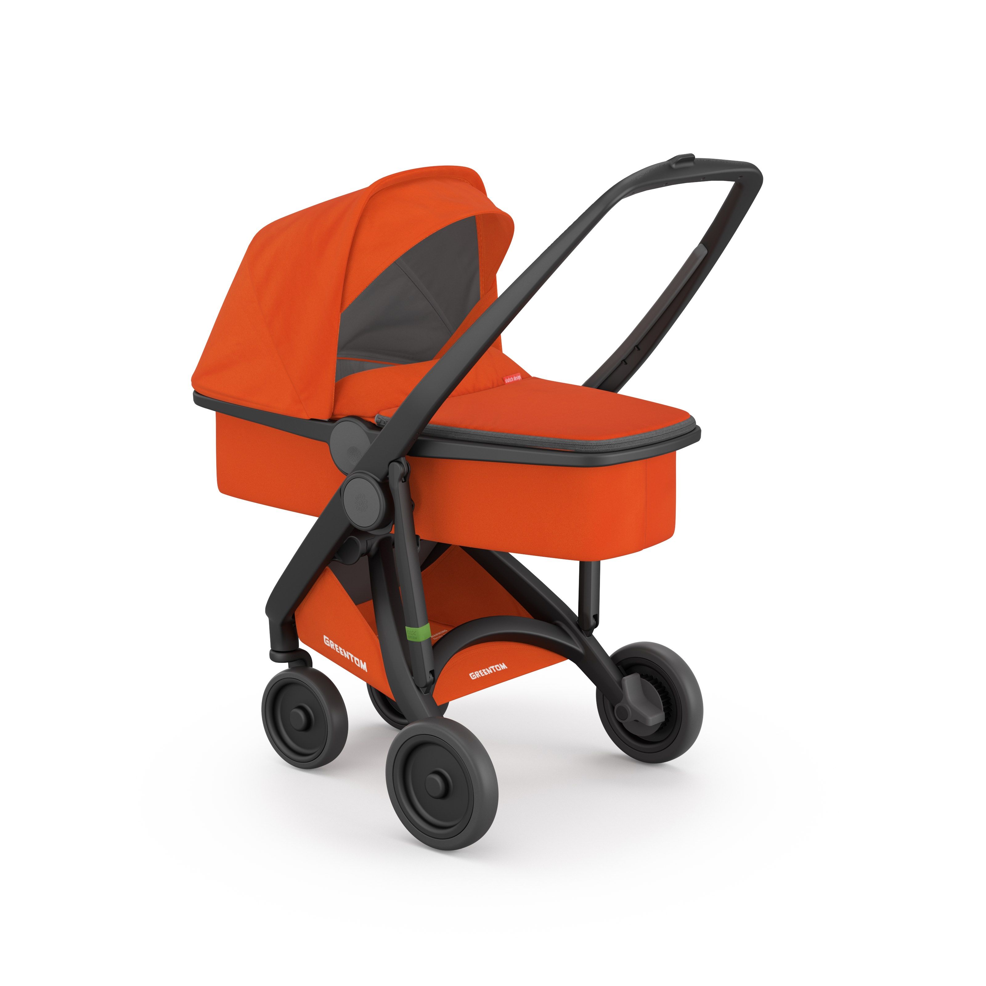 Carucior 2 in 1, Black Orange, Greentom