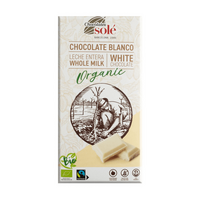 Ciocolata alba Bio, 90g, Chocolates Sole