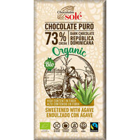 Ciocolata neagra bio cu sirop de agave, 100 g, Chocolates Sole