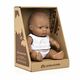 Papusa Baby Lationamerican Baiat, +10 luni. 21 cm, Miniland 492619