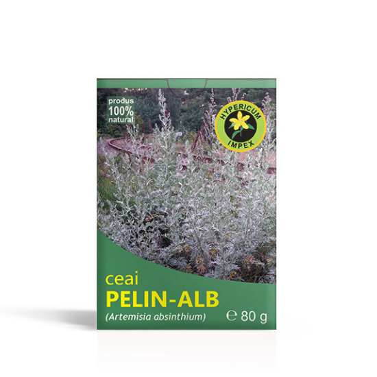 Ceai Pelin Alb vrac, 80 g, Hypericum Impex