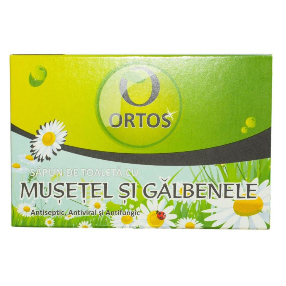 Sapun cu musetel si galbenele, 100 g, Ortos