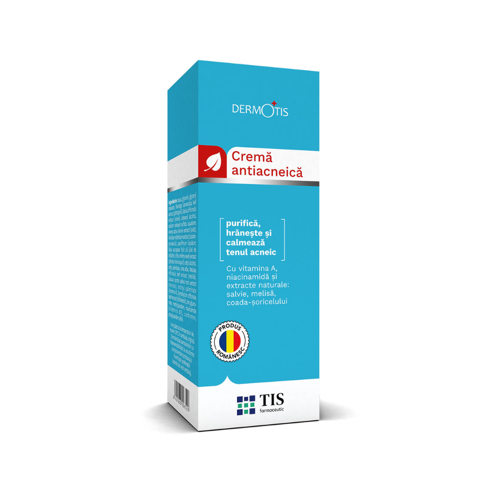 Crema antiacneica Dermotis, 50 ml, Tis Farmaceutic