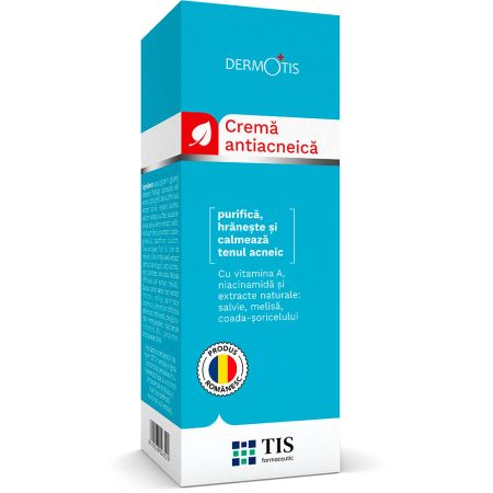 Crema antiacneica Dermotis, 50 ml, Tis Farmaceutic