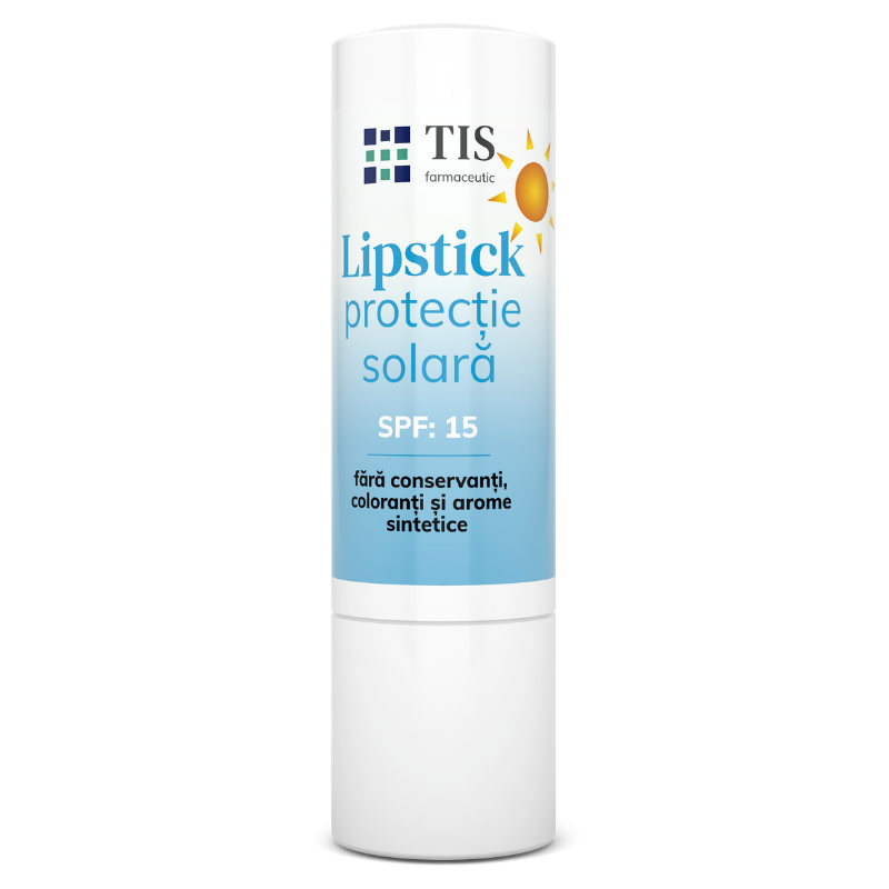 Lipstick protector cu SPF15 TisDerm, 4 g, Tis Farmaceutic