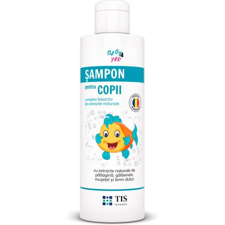 Sampon pentru copii, Babe 4 You, 200 ml, Tis Famaceutic