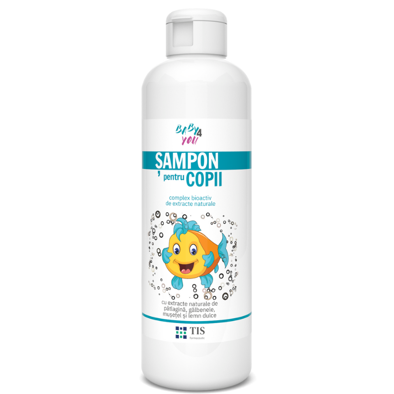 Sampon pentru copii, Babe 4 You, 200 ml, Tis Famaceutic