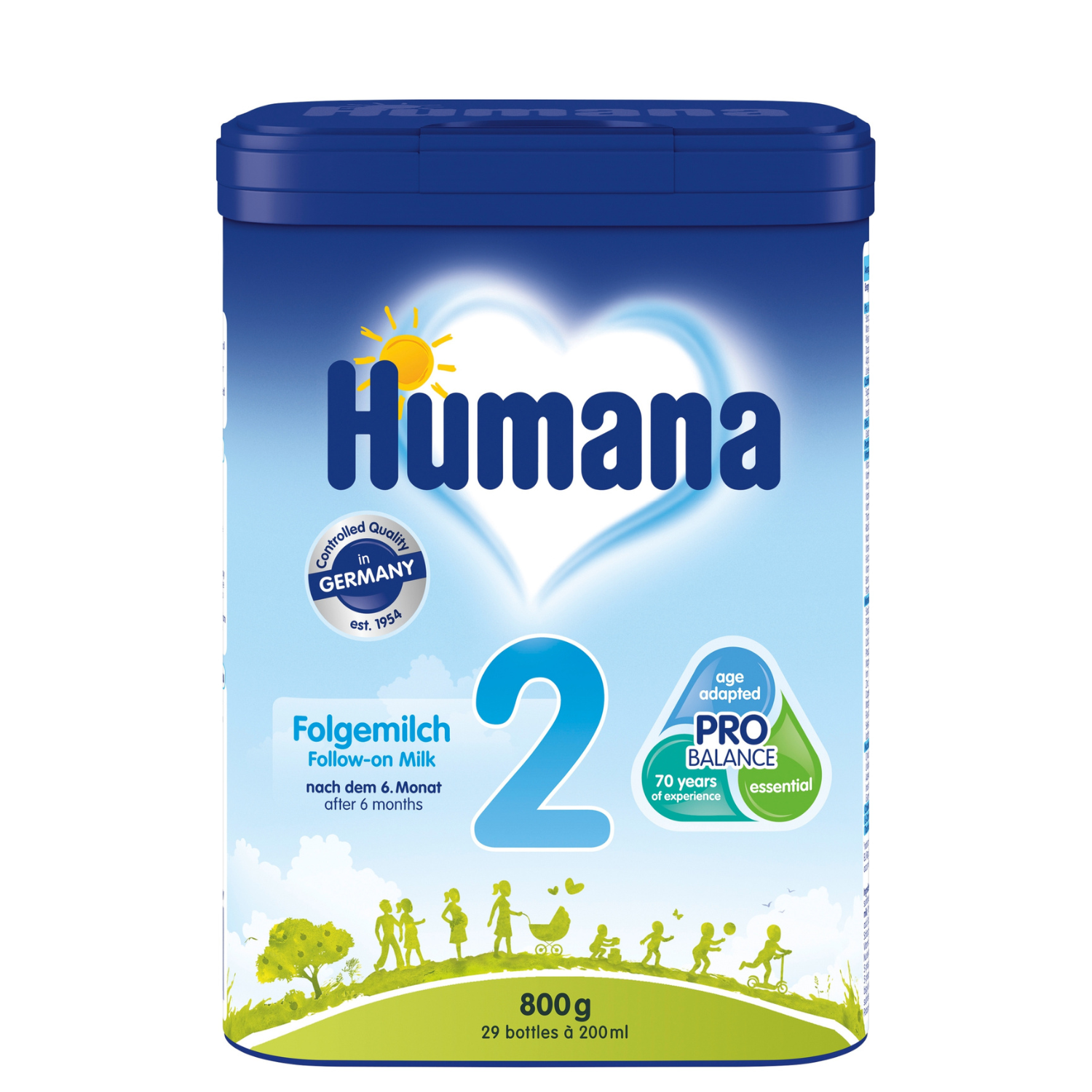 Formula de lapte de continuare 2 Probalance, 6 luni+, 800 g, Humana
