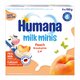Iaurt cu piersici Milk Minis, +6 luni, 4x100 g, Humana 639743
