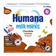 Budinca cu ciocolata Milk Minis, +10 luni, 4x100 g, Humana 639754
