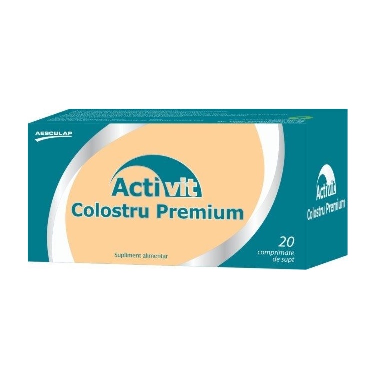 Activit Colostru Premium, 20 comprimate, Aesculap