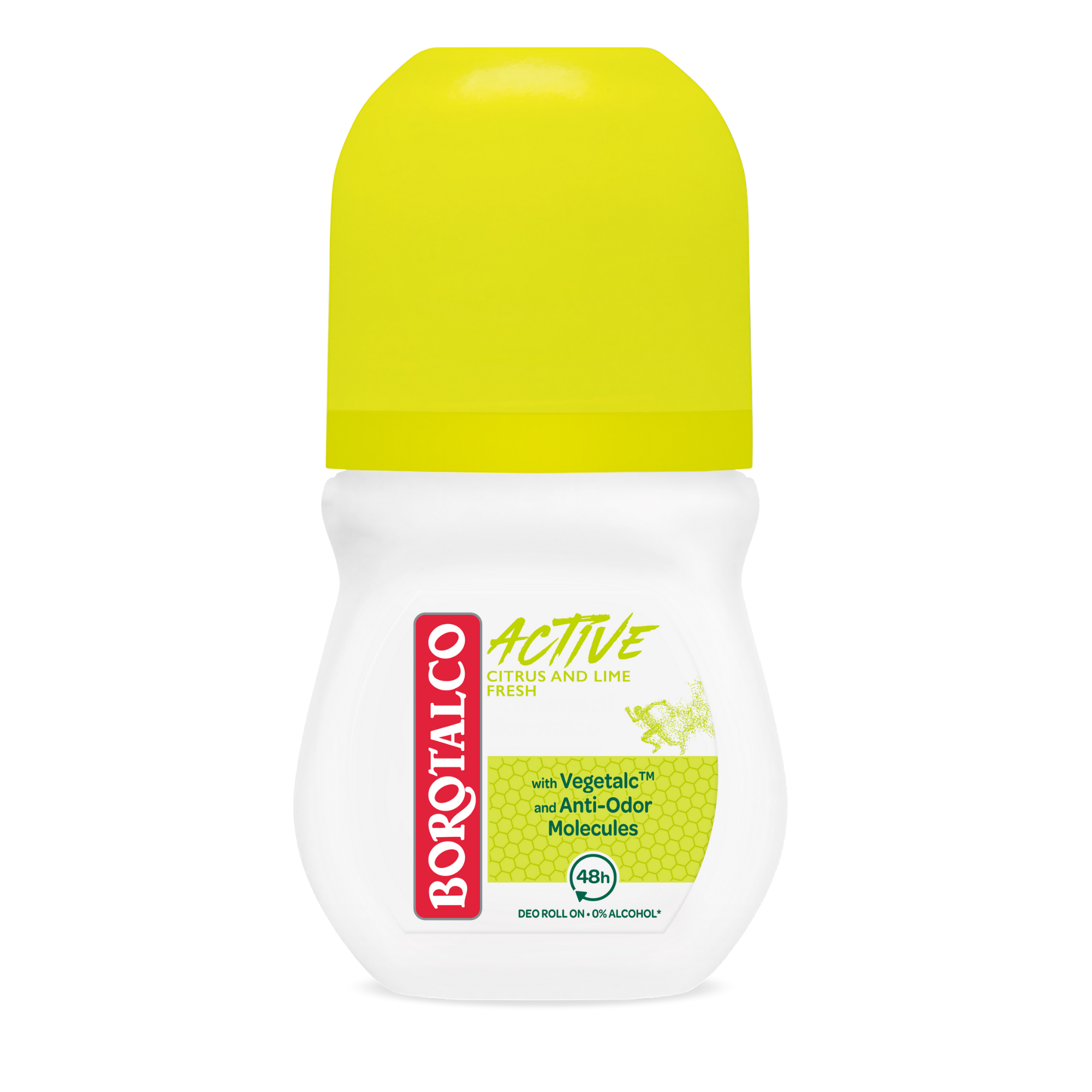Deodorant roll-on Active, Citrus si Lime, 50 ml, Borotalco