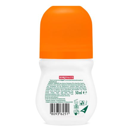 Deodorant roll-on Active, Mandarine si Neroli, 50 ml, Borotalco 766726