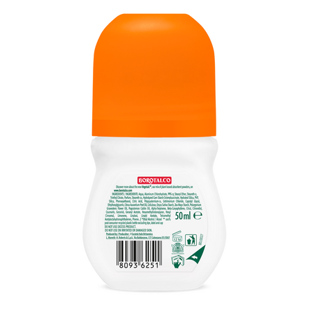 Deodorant roll-on Active, Mandarine si Neroli, 50 ml, Borotalco 766726