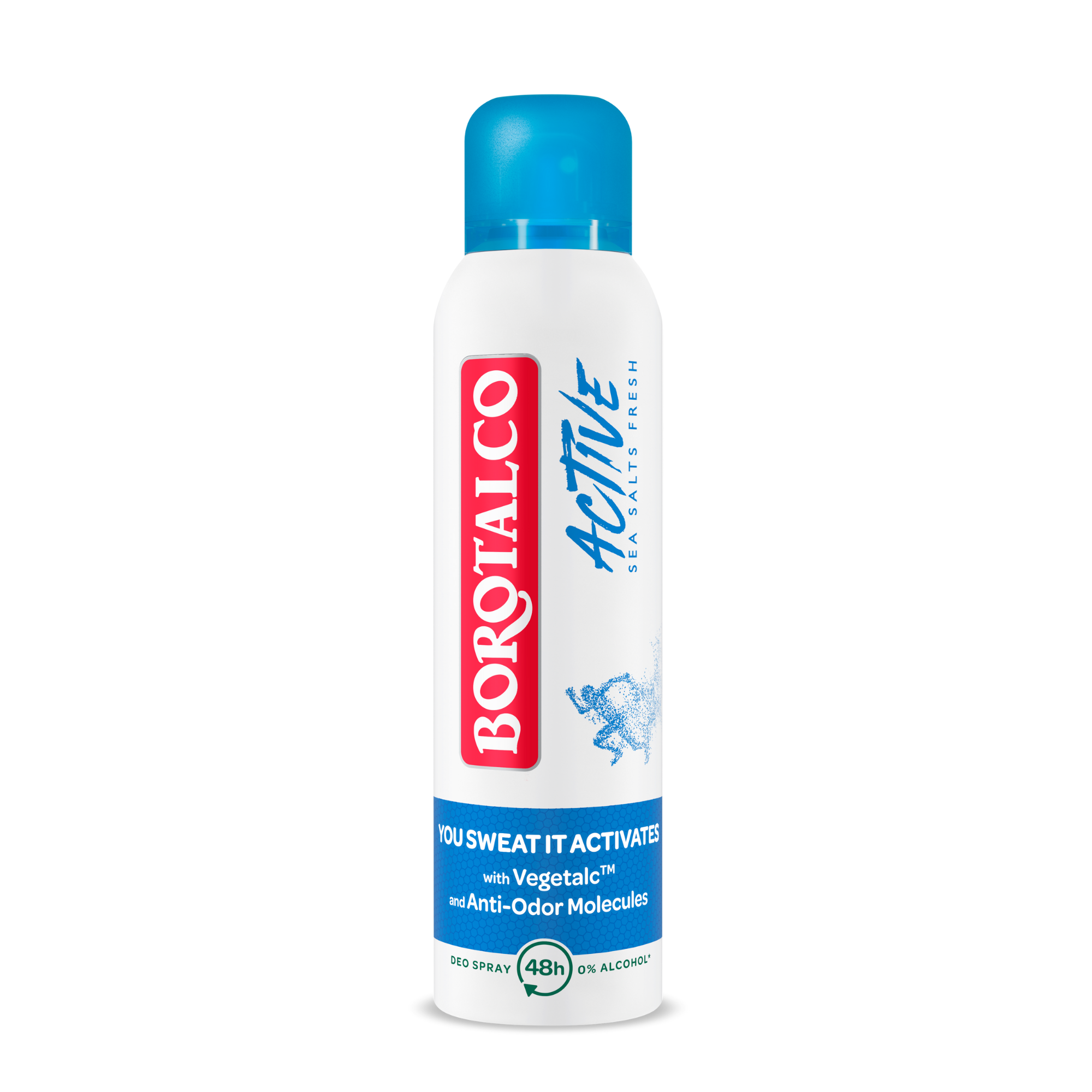 Deodorant spray Active, Sea Salts, 150 ml, Borotalco