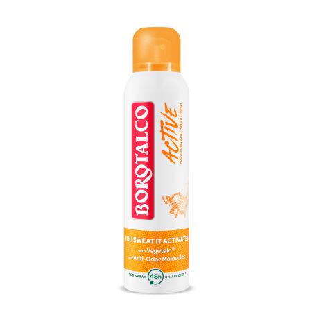 Deodorant spray Active, Mandarine si Neroli, 150 ml, Borotalco